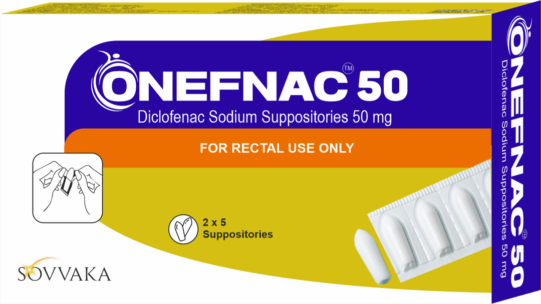 ONEFNAC 50 Suppositories
